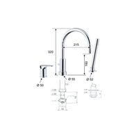 Rubinetto bordo vasca - serie class line