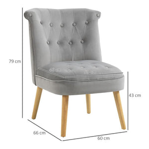 SEDIA MODERNA PER SOGGIORNO E SALA DA PRANZO CON SEDUTA IMBOTTITA GRIGIA