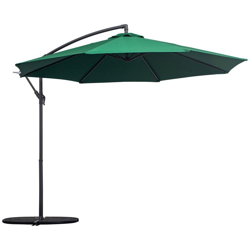 OMBRELLONE DECENTRATO IN METALLO 3 M VERDE