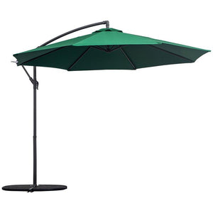 OMBRELLONE DECENTRATO IN METALLO 3 M VERDE