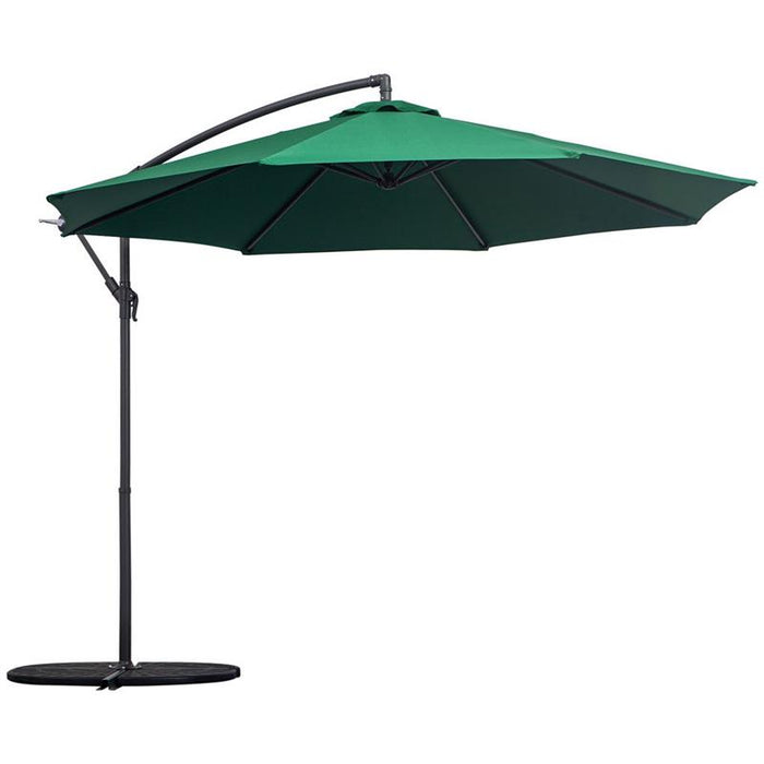 OMBRELLONE DECENTRATO IN METALLO 3 M VERDE