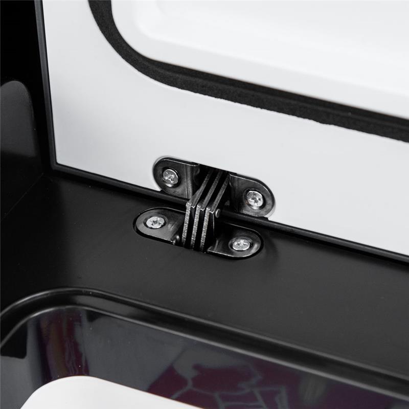 FRIGO PORTATILE ELETTRICO A COMPRESSORE DA 35L CON MANIGLIA TELESCOPICA E RUOTE, FRIGORIFERO PICCOLO DA 12/24V DC E 110/240V AC, PER AUTO E CAMION