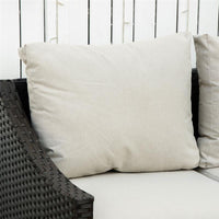 DIVANO DA GIARDINO A 2 POSTI IN RATTAN PE 132X70X74CM MARRONE