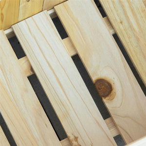 FIORIERA IN LEGNO PIEGHEVOLE DA ESTERNO CON BASE DRENANTE, 70X30X25CM