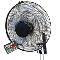 Ventilatore da Muro Parete 43 cm con 3 Livelli di Velocità Pale in Polipropilene