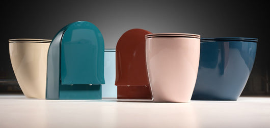 Piletta di scarico universale per lavabo o bidet up&down da 1" & 1/4 con tappo in ceramica - Hatria Colori Hatria Sanitari: Sabbia Opaco