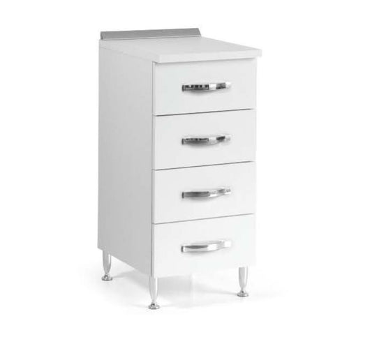 Mobile cucina Cassettiera Base 4 CASSETTI 40X50X85H BIANCO