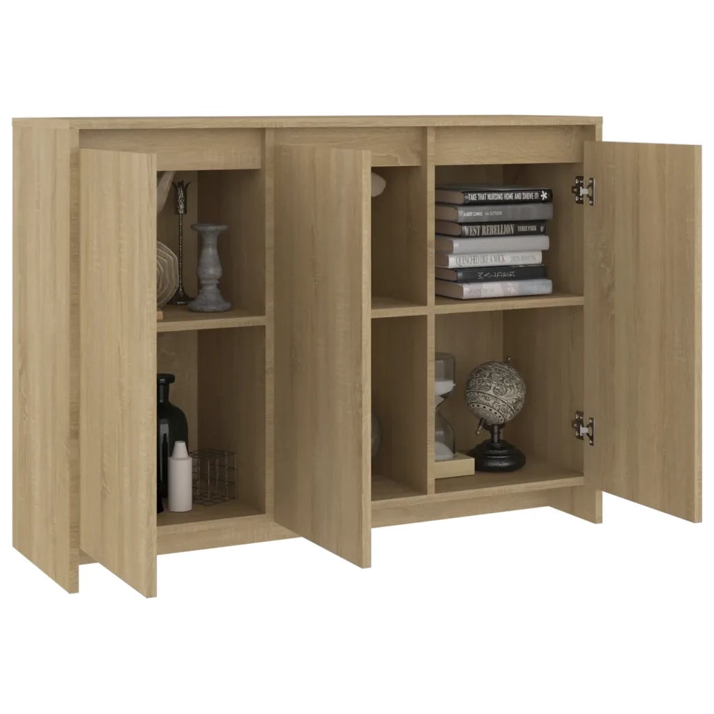 Credenza Rovere Sonoma 102x33x75 cm in Truciolato 809776