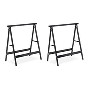 Set di due cavalletti in acciaio nero da 100 kg 13_0002897