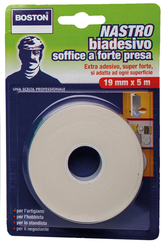 nastro biadesivo forte boston  ml.5x19mm cod:ferx.17156