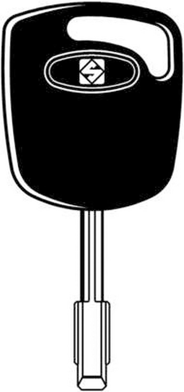 chiave transparente vuota silca fo21te gr.96 cod:ferx.17159