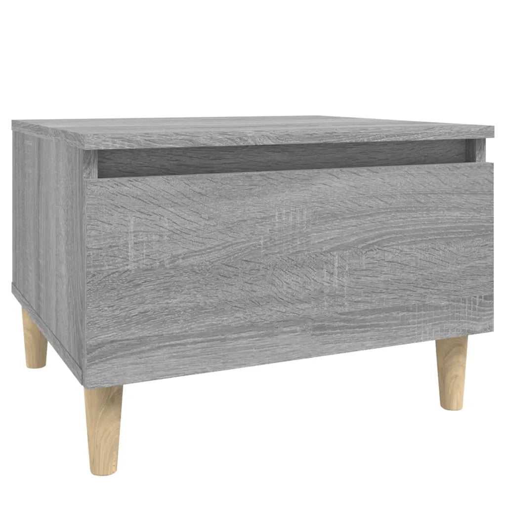 Tavolino Grigio Sonoma 50x46x35 cm in Legno Multistrato 819512