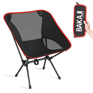 Sedia Campeggio Pieghevole Sgabello da Campeggio Portatile Escursioni Leggera