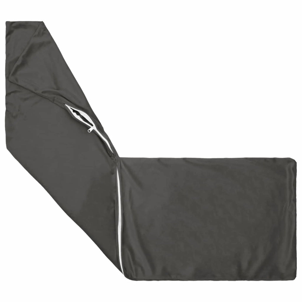 Cuscino con cuscino HEERLEN Grigio Scuro 40 x 145 cm Velluto 926101
