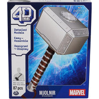 4D Puzzle Film Marvel Martello di Thor 87 Pezzi Decorazione Action Figure