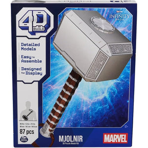 4D Puzzle Film Marvel Martello di Thor 87 Pezzi Decorazione Action Figure