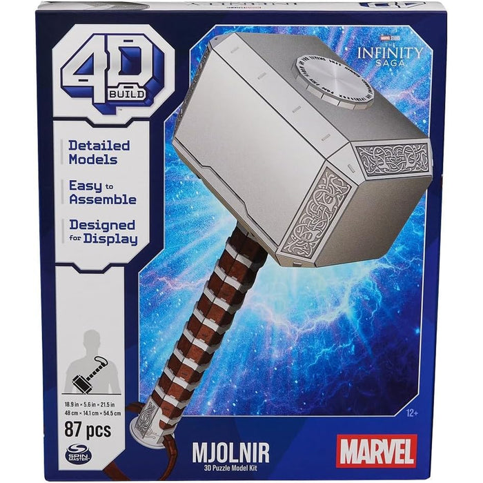 4D Puzzle Film Marvel Martello di Thor 87 Pezzi Decorazione Action Figure