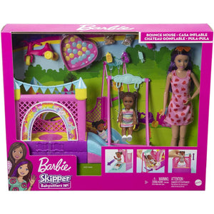 Barbie Skipper Babysitter Playset Casetta Gonfiabile con Bambola Idea Regalo