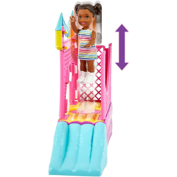 Barbie Skipper Babysitter Playset Casetta Gonfiabile con Bambola Idea Regalo