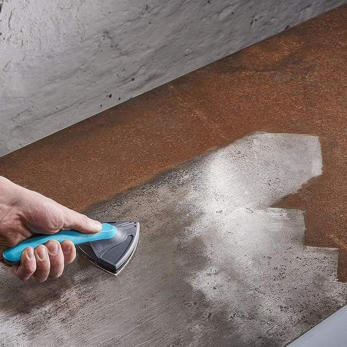 Levigatrice Angolare con Attacco Adesivo di Fogli Abrasivi Wolfcraft