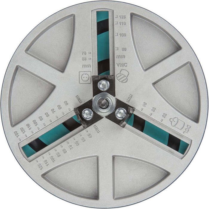 Sega a Tazza Regolabile Wolfcraft Ø 45-130 mm