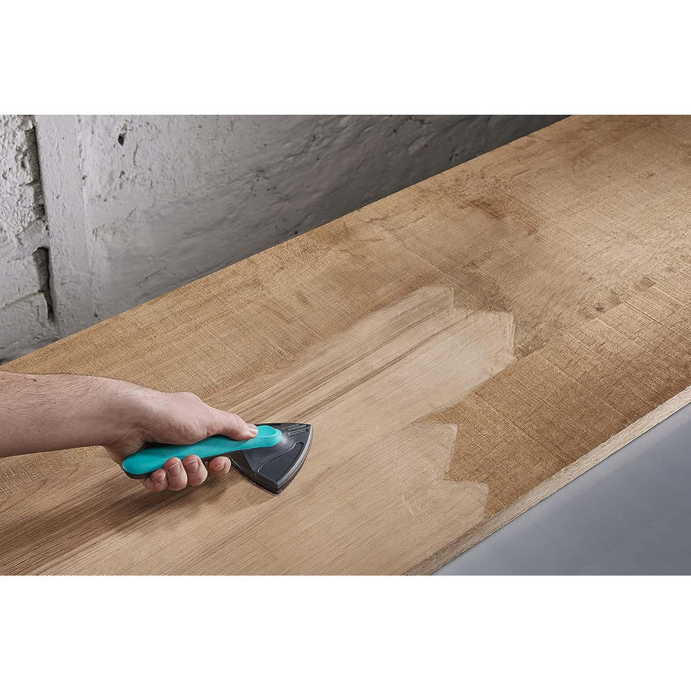 Fogli Abrasivi Legno e Metallo Levigatrice Angolare 5 Pz Wolfcraft Gr 40 60