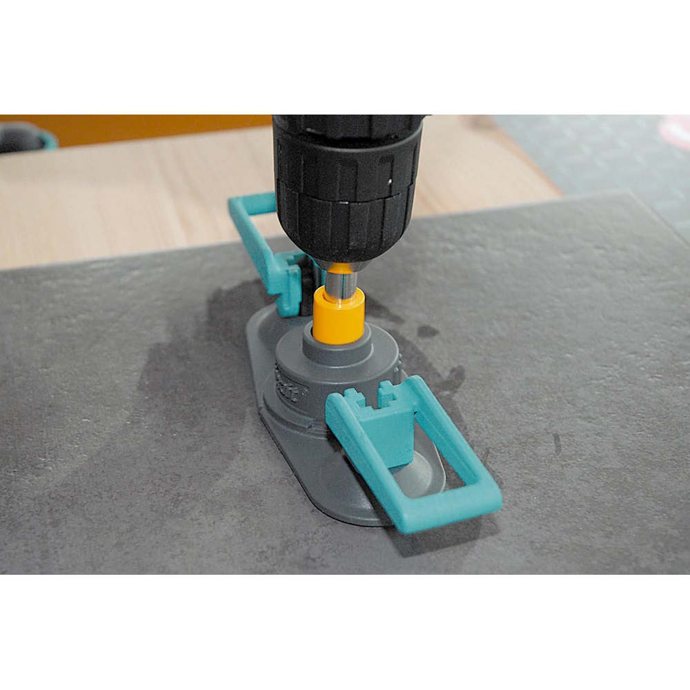 Guida Arresto con Ventosa per Punte Trapano Wolfcraft