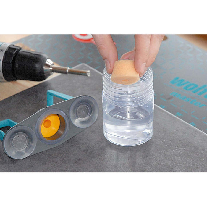 Guida Arresto con Ventosa per Punte Trapano Wolfcraft