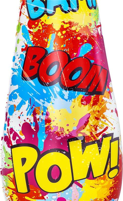 BESTWAY PUNGIBALL COMIC BLAST PER BAMBINI DAI 3 ANNI + CAMERA D'ACQUA INTEGRATA PER UNA MAGGIORE STABILITÀ 119 CM