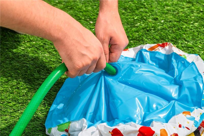 BESTWAY PUNGIBALL COMIC BLAST PER BAMBINI DAI 3 ANNI + CAMERA D'ACQUA INTEGRATA PER UNA MAGGIORE STABILITÀ 119 CM