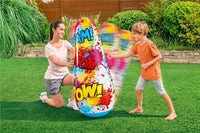BESTWAY PUNGIBALL COMIC BLAST PER BAMBINI DAI 3 ANNI + CAMERA D'ACQUA INTEGRATA PER UNA MAGGIORE STABILITÀ 119 CM