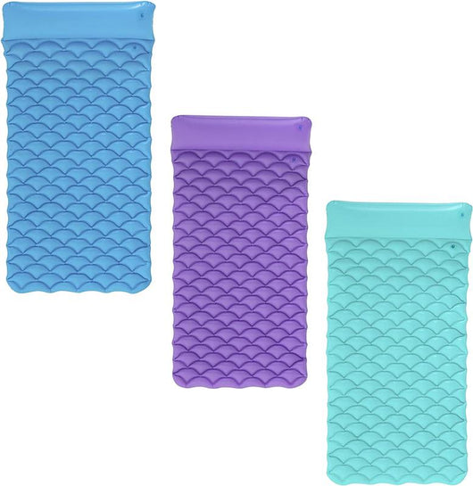 BESTWAY MATERASSINO ARROTOLABILE 1 MATERASSINO 1 TOPPA DI RIPARAZIONE IN COLORE ASSORTITO 213X86 CM