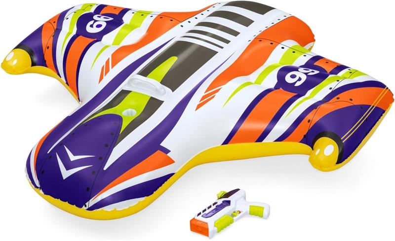 BESTWAY GONFIABILE CAVALCABILE SPLASH SHUTTLE CON 1 TOPPA DI RIPARAZIONE PER BAMBINI DAI 3 ANNI + 117X107 CM