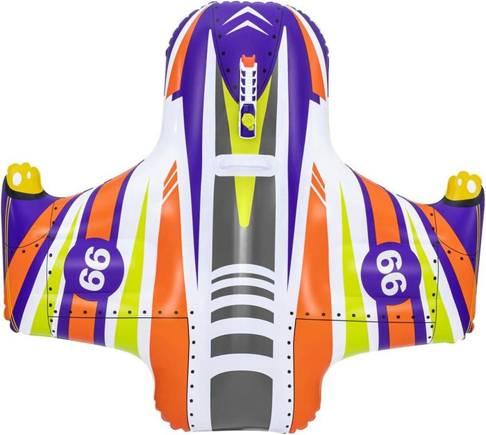 BESTWAY GONFIABILE CAVALCABILE SPLASH SHUTTLE CON 1 TOPPA DI RIPARAZIONE PER BAMBINI DAI 3 ANNI + 117X107 CM