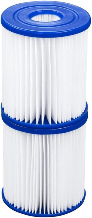 BESTWAY FILTRO CARTUCCIA POMPE 1.249L/H FACILE DA PULIRE 2 CARTUCCE FILTRANTI 8X9 CM