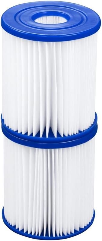 BESTWAY FILTRO CARTUCCIA POMPE 1.249L/H FACILE DA PULIRE 2 CARTUCCE FILTRANTI 8X9 CM