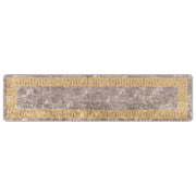 Runner in Moquette | Runner Tappeto MARSA Grigio 50 x 200 cm Poliestere e PVC