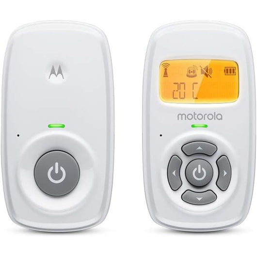 Motorola MBP24 Baby Monitor con Microfono Audio e Display a Temperatura Ambiente