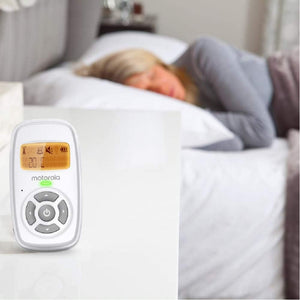 Motorola MBP24 Baby Monitor con Microfono Audio e Display a Temperatura Ambiente