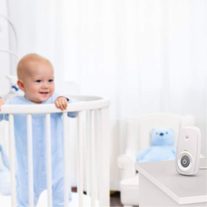 Motorola MBP24 Baby Monitor con Microfono Audio e Display a Temperatura Ambiente