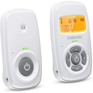 Motorola MBP24 Baby Monitor con Microfono Audio e Display a Temperatura Ambiente
