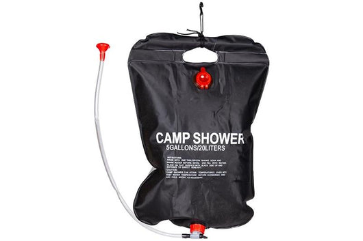 DOCCIA SOLARE PER CAMPEGGIO SACCA DA 20 LITRI CON TUBO E AGGANCIO MOLTO RESISTENTE E PRATICA IDEAL PER ESSERE APPESA