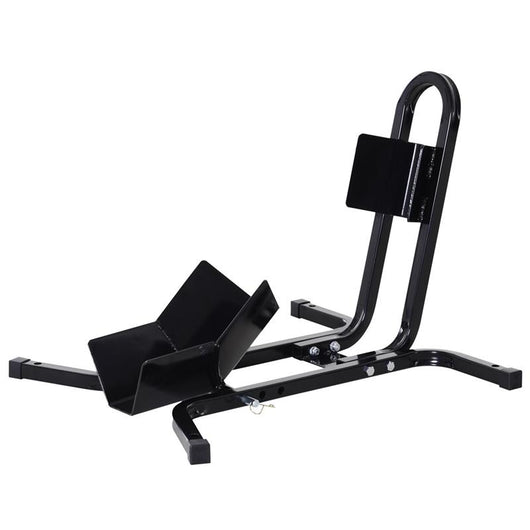 BLOCCA RUOTA MOTO REGOLABILE SU 3 LIVELLI DA 250 KG MAX IN METALLO 60X55X43 CM NERO