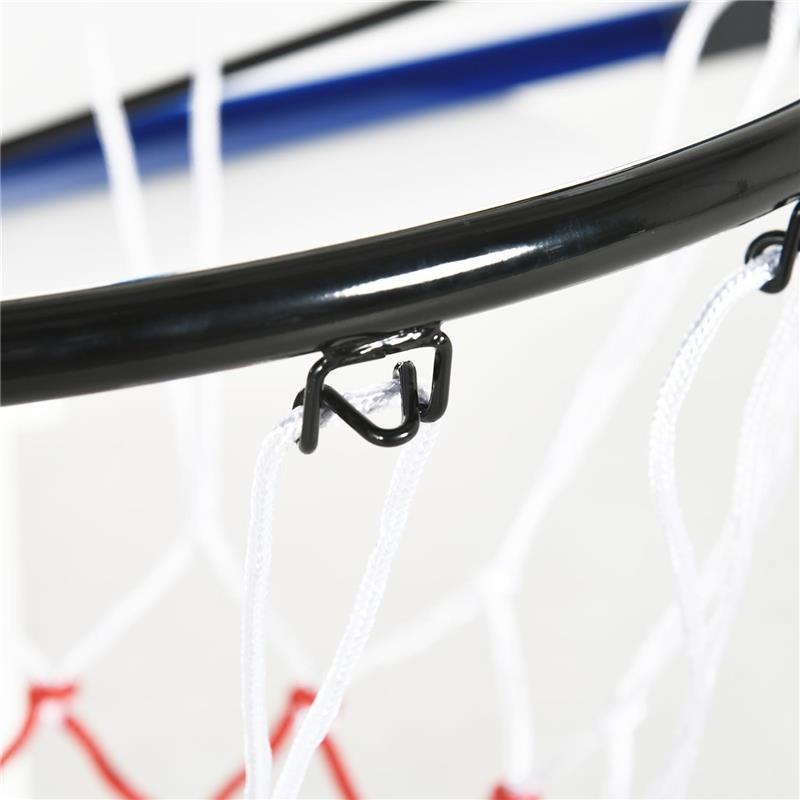 CANESTRO BASKET DA MURO CON TABELLONE INFRANGIBILE E CERCHIO IN ACCIAIO 113X61X73 CM