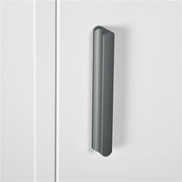 ARMADIETTO MEDICINALI A PARETE CON 2 RIPIANI E 2 CHIAVI IN ACCIAIO 40X15X53.5 CM BIANCO