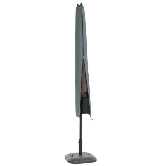 COPERTURA PER OMBRELLONE IMPERMEABILE CUSTODIA COPRI OMBRELLONE CON CERNIERA E LACCIO GRIGIO