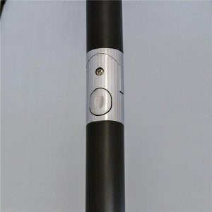 OMBRELLONE DA GIARDINO E TERRAZZA 2.5X2.5 M A MANOVELLA CON 18 STECCHE E INCLINABILE GRIGIO