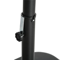 OMBRELLONE DA GIARDINO 3X3 M CON ZANZARIERA APERTURA A MANOVELLA E BASE A CROCE GRIGIO SCURO