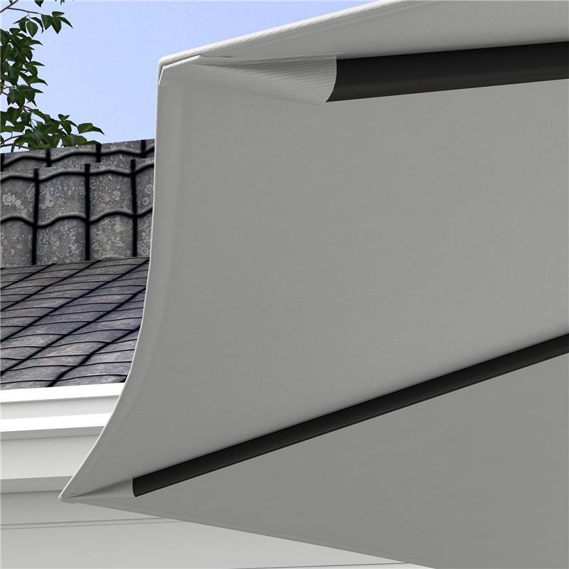 TELO PER OMBRELLONE DA Ø 295 CM IN POLIESTERE BIANCO RESISTENTE ALL'ACQUA CON PRESA D'ARIA SUPERIORE