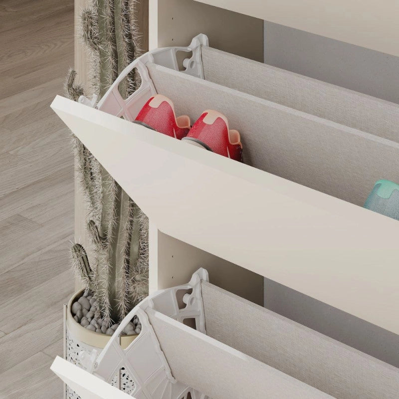 Scarpiera SHC540SAND quattro ante a ribalta cashmere